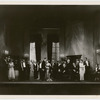 Unidentified actors on full stage in the stage production Grand Hotel