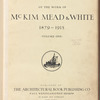 A monograph of the work of McKim, Mead & White, 1879-1915