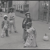 Children in costume on Halloween. New York, NY