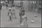 Children in costume on Halloween. New York, NY