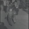 Children with Christmas tree. New York, NY