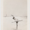Jerome Robbins dancing on beach