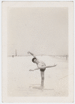 Jerome Robbins dancing on beach