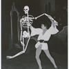 Jerome Robbins with skeleton in George Balanchine's Tyl Ulenspiegel