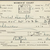 Mabel Hampton court card