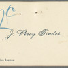 Trader, J. Percy