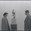 Constantin Brancusi exhibition at the Guggenheim Museum, 1955. New York, NY