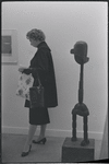 Constantin Brancusi exhibition at the Guggenheim Museum, 1955. New York, NY