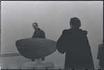 Constantin Brancusi exhibition at the Guggenheim Museum, 1955. New York, NY