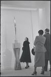 Constantin Brancusi exhibition at the Guggenheim Museum, 1955. New York, NY