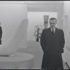 Constantin Brancusi exhibition at the Guggenheim Museum, 1955. New York, NY