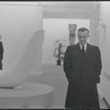 Constantin Brancusi exhibition at the Guggenheim Museum, 1955. New York, NY