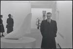 Constantin Brancusi exhibition at the Guggenheim Museum, 1955. New York, NY