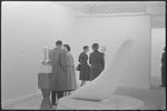 Constantin Brancusi exhibition at the Guggenheim Museum, 1955. New York, NY