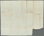 Seating chart sketch of Congress Hall, Philadelphia, by Philip Van Cortlandt