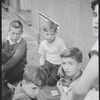 Boys playing cards. New York, NY