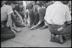Boys playing cards. New York, NY