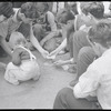 Boys playing cards. New York, NY