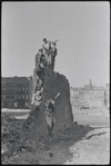 Boys playing in an empty lot. New York, NY