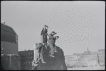 Boys playing in an empty lot. New York, NY