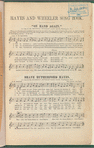 Hayes & Wheeler song book
