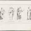 Erato, Polymnia et Vrania, Euterpe, Thalia