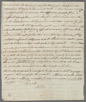 Autograph letter signed to Lydia Withering, 6 November 1800