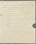 Autograph letter signed to Lydia Withering, 19 February 1812