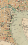 A map of the foreign settlements at Shanghai