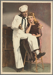 Jerome Robbins and Janet Reed (color tinted)