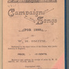 Campaign songs for 1888: dedicated to the loyal voters of the Union who prefer America to England 