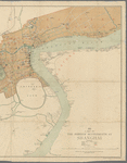 A map of the foreign settlements at Shanghai