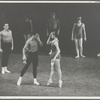 Maria Tallchief, Nicholas Magallanes, Francisco Moncion, and cast in "The Guests"