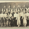 Performers from the Sells-Floto Circus, including the Danwills, the Orantos, the Monge Troupe, and the 3 1/2 Arleys