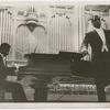 Paul Robeson, accompanied by pianist Lawrence Brown, in Moscow, Soviet Union