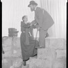 Josephine Hutchinson and William Crimans (as Josiah Carvil) in the stage production One Day More