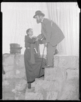 Josephine Hutchinson and William Crimans (as Josiah Carvil) in the stage production One Day More
