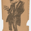 Caricature of Junie McCree as published in The Morning Telegraph, April 11, 1908