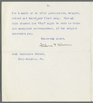 Warren, Frederic B