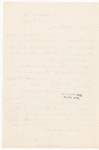 Letters, Sketches and Miscellaneous Papers
