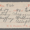 Christine, Geoffrey Williston