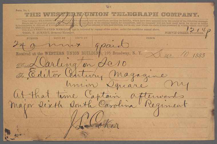 Coker, J.L - NYPL Digital Collections