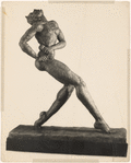 Statuette by Augusta Savage entitled "Pumbaa"