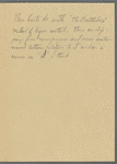 Anonymous and Unidentified letters