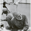 Jerome Robbins rehearsing Goldberg Variations with New York City Ballet dancers