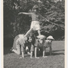 Hayward children forming pyramid