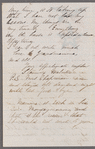 Stanwix Melville letter to Augusta Melville with postscript by Herman Melville