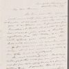 Letter from Maria Gansevoort Melville to Herman Melville