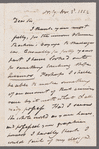 Letter from John Wakefield Francis to Herman Melville