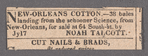 Correspondence, fragment and clippings